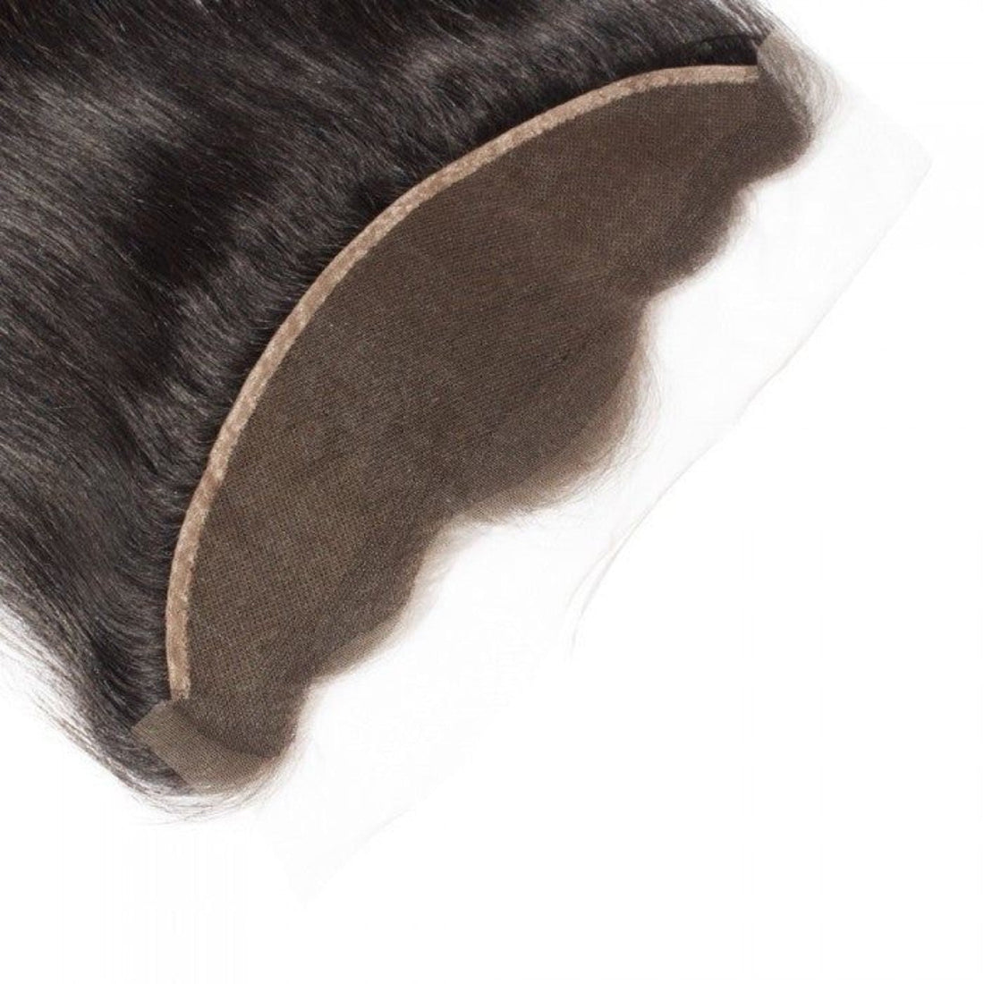 Close-up lace closure showing lace construction for HD lace versus transparent lace education at Inner Beauty in Auburn Alabama